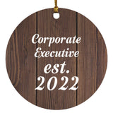 Corporate Executive Established Est. 2022 - Circle Ornament D