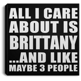 All I Care About Is Brittany - Canvas Square