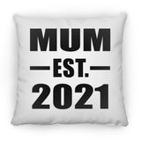 Mum Established EST. 2021 - Throw Pillow