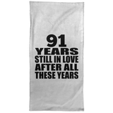 91st Anniversary 91 Years Still In Love After These Years - Hand Towel