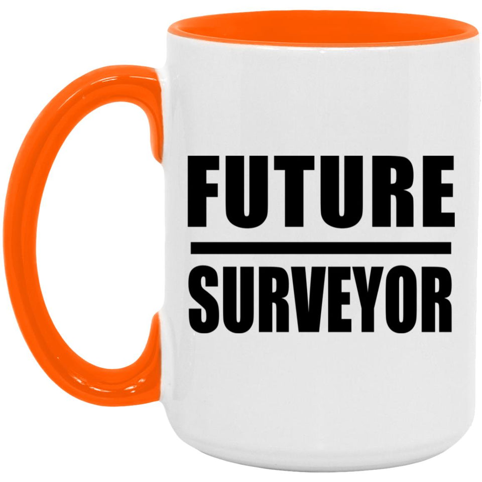 Future Surveyor - 15oz Accent Mug Orange