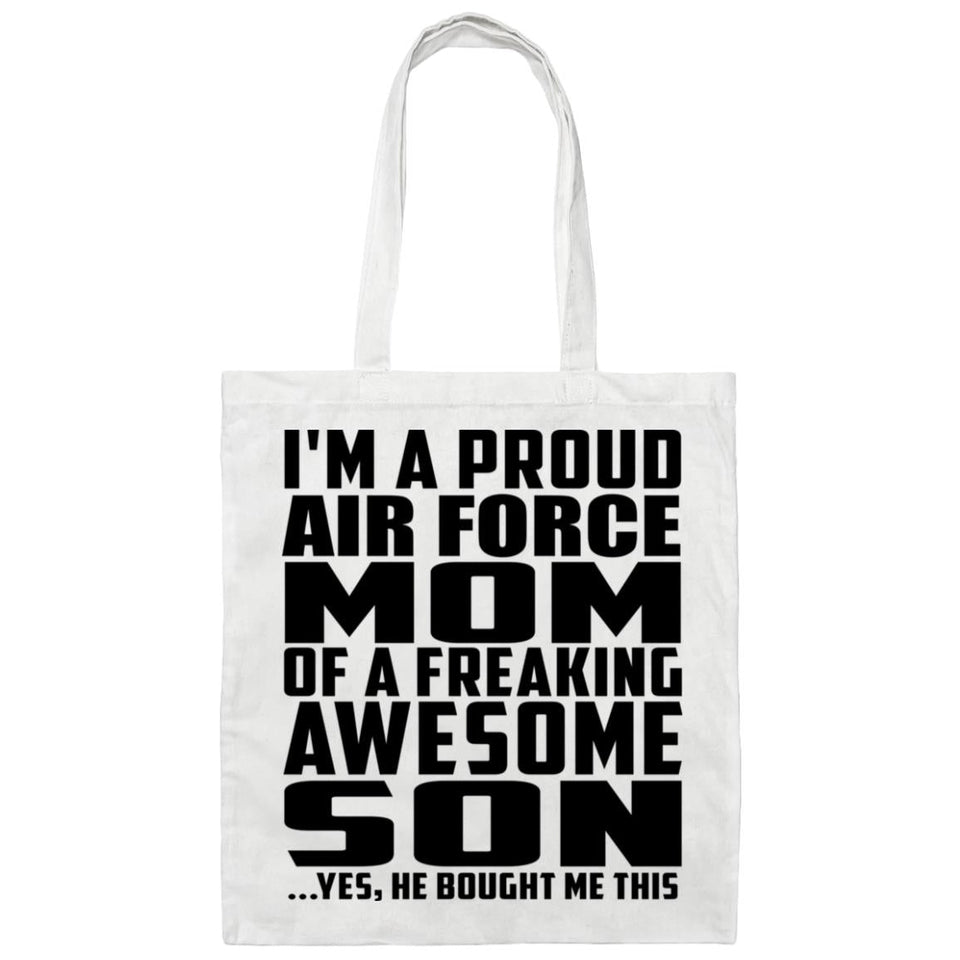 Proud Air Force Mom Of Awesome Son - Tote Bag White
