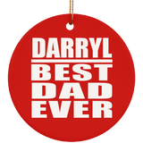 Darryl Best Dad Ever - Circle Ornament