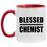 Blessed Chemist - 11oz Accent Mug Red