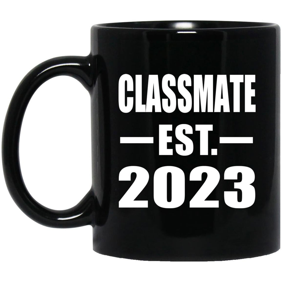 Classmate Established EST. 2023 - 11oz Coffee Mug Black