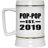 Pop-Pop Established EST. 2019 - Beer Stein