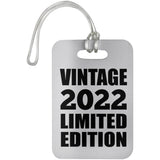 2nd Birthday Vintage 2022 Limited Edition - Luggage Bag Tag