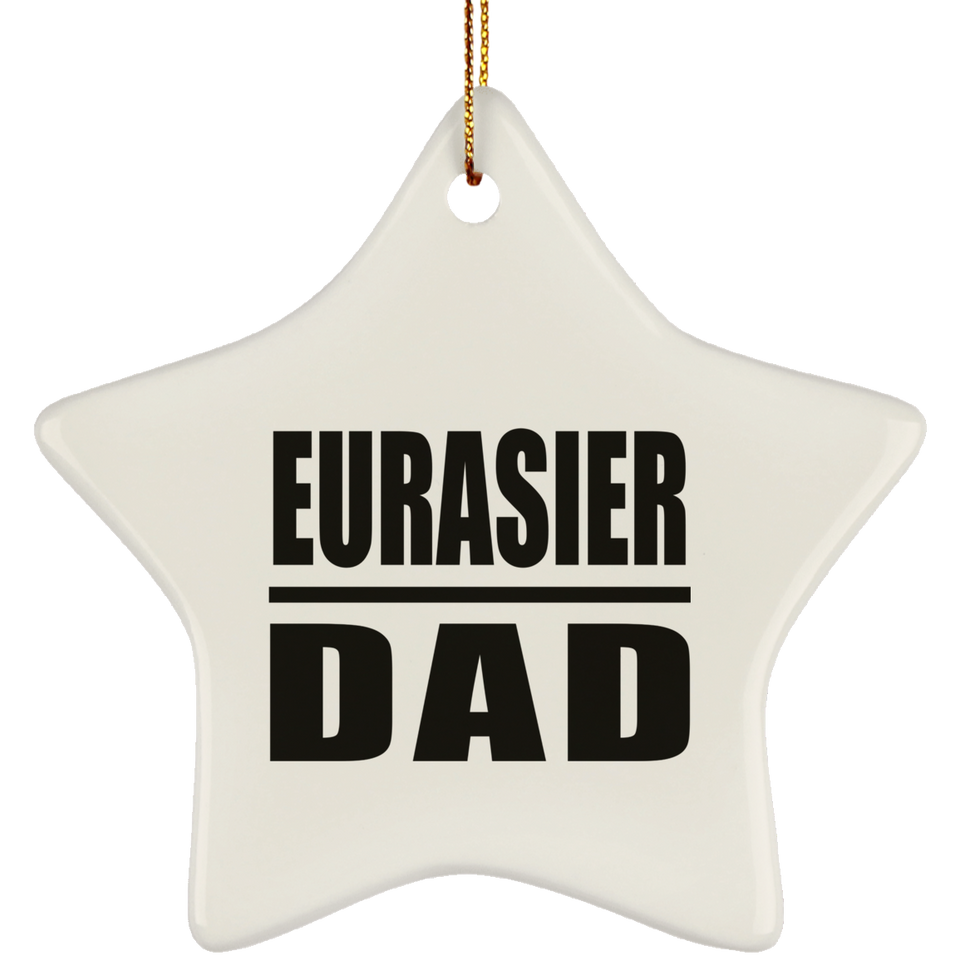 Eurasier Dad - Star Ornament