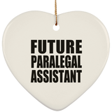 Future Paralegal Assistant - Heart Ornament