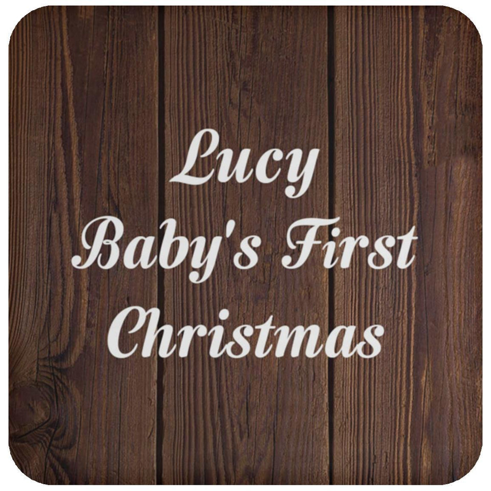 Lucy Baby's First Christmas - Drink Coaster D