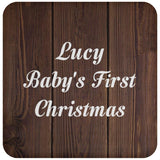 Lucy Baby's First Christmas - Drink Coaster D