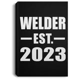 Welder Established EST. 2023 - Canvas Portrait