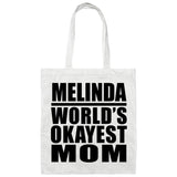 Melinda World's Okayest Mom - Tote Bag White