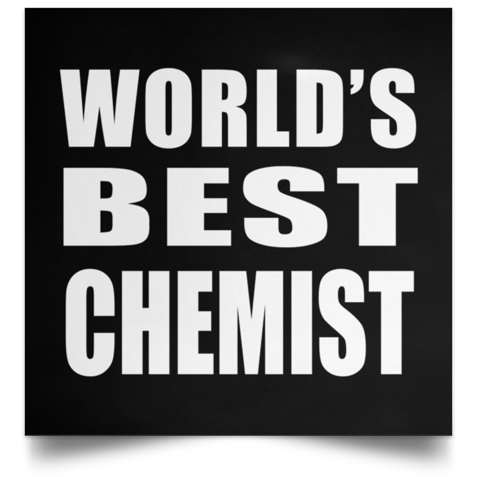 World's Best Chemist - Poster Square