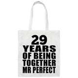 29th Anniversary 29 Years Of Being Mr Perfect - Tote Bag White