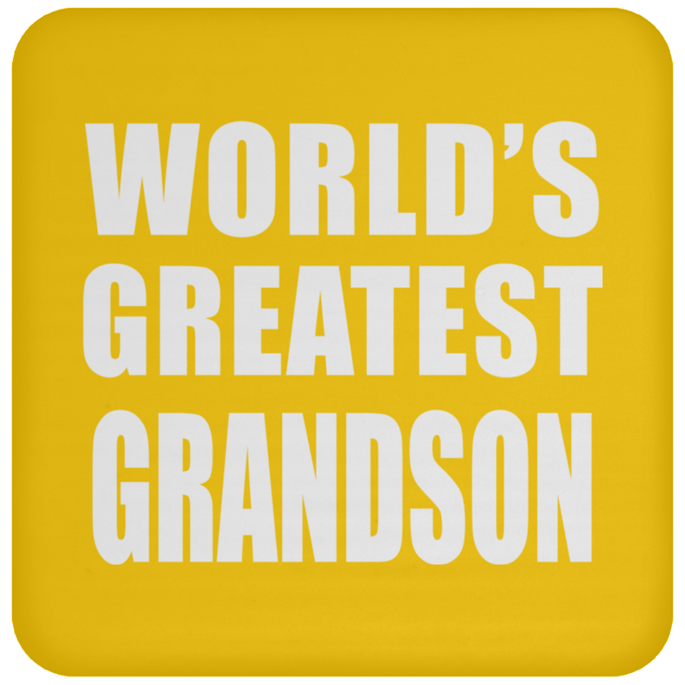 World's Greatest Grandson - Drink Coaster