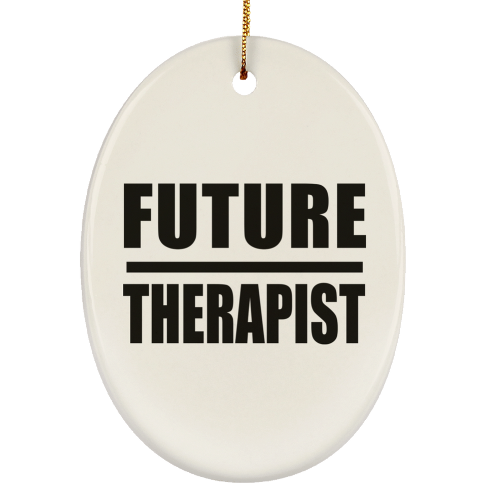 Future Therapist - Oval Ornament
