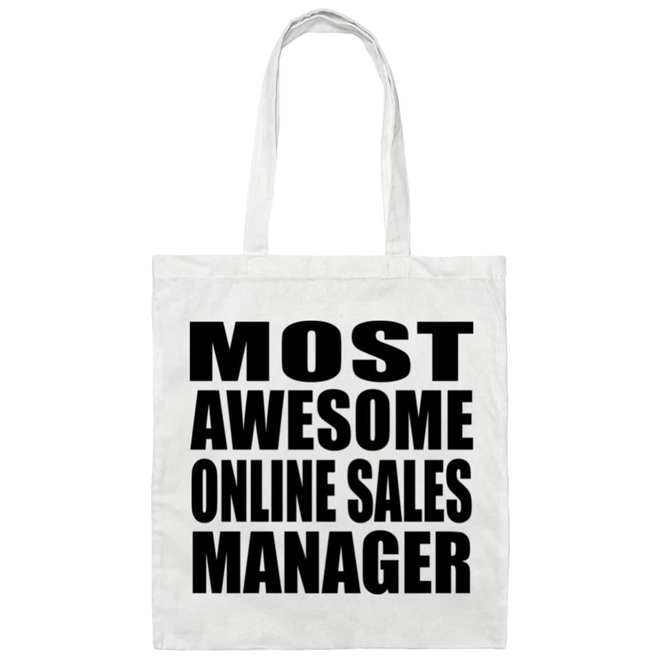 Most Awesome Online Sales Manager - Tote Bag White