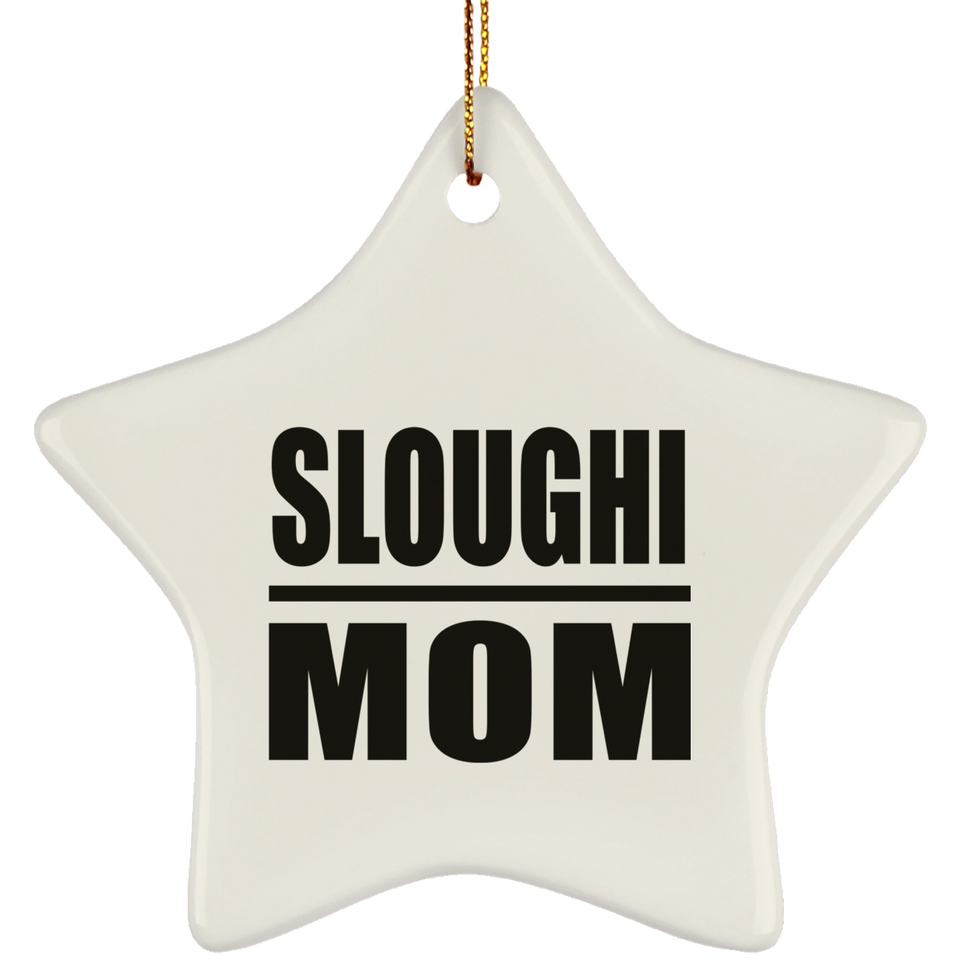 Sloughi Mom - Star Ornament