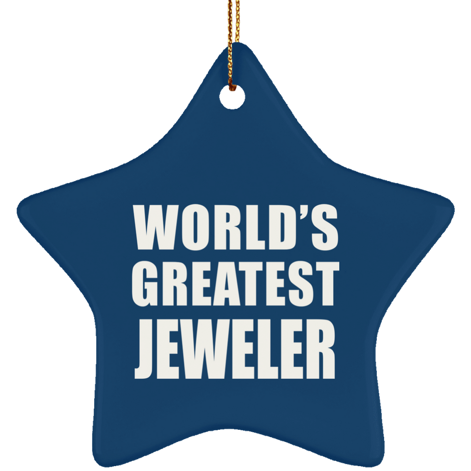 World's Greatest Jeweler - Star Ornament