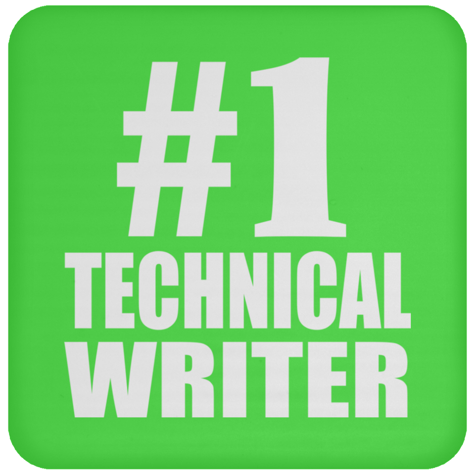 Number One #1 Technical Writer - Drink Coaster
