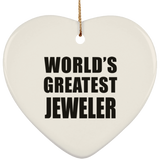 World's Greatest Jeweler - Heart Ornament