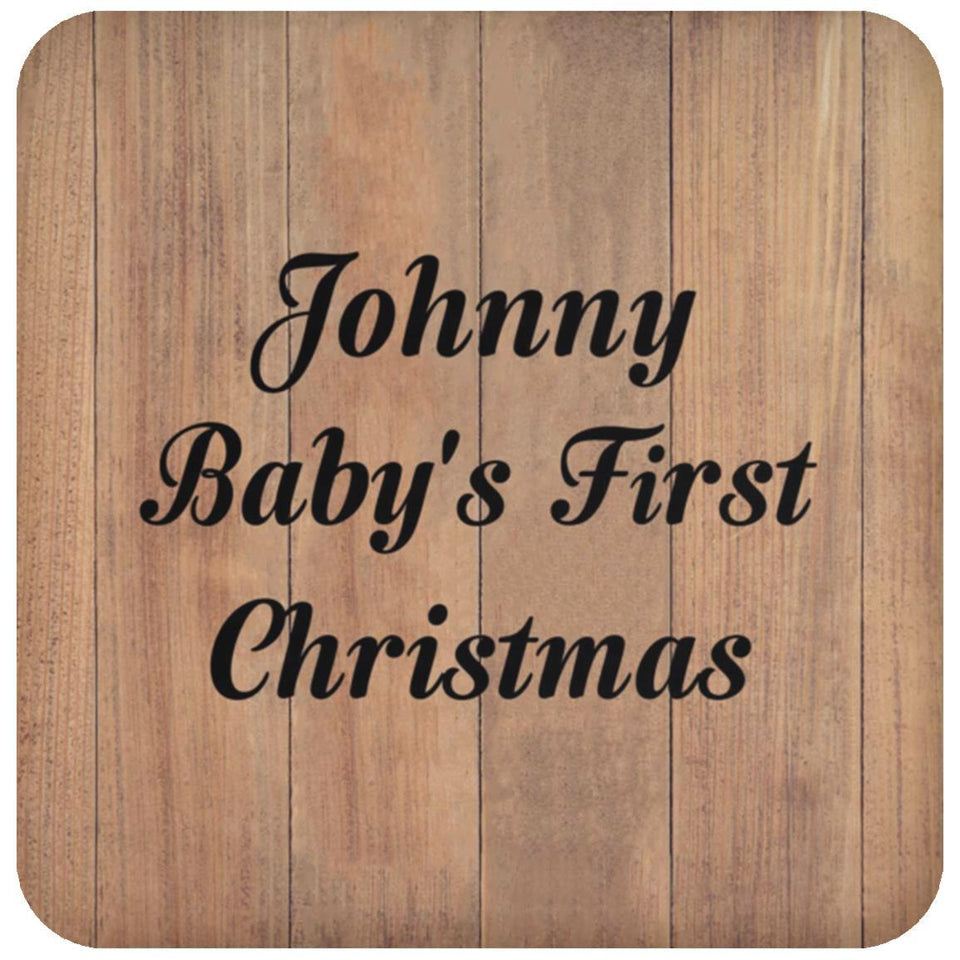 Johnny Baby's First Christmas - Drink Coaster C