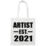 Artist Established EST. 2021 - Tote Bag White