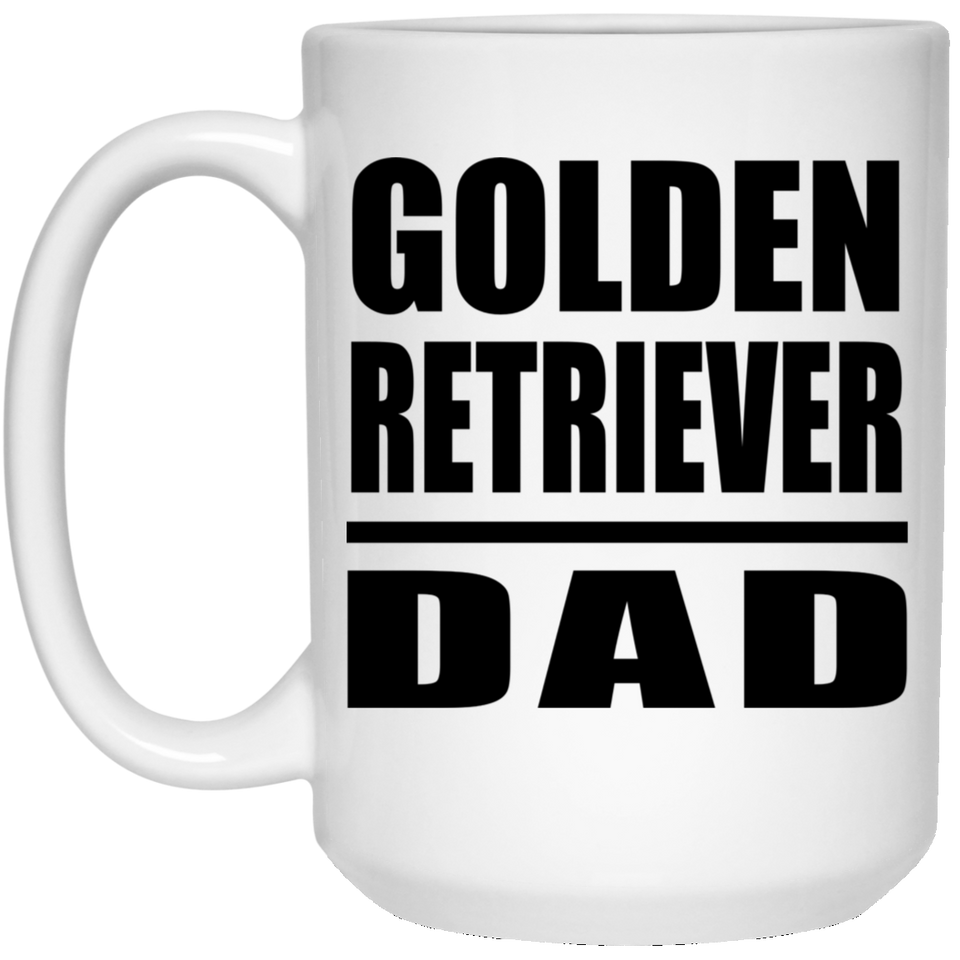 Golden Retriever Dad - 15oz Coffee Mug