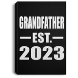 Grandfather Established EST. 2023 - Canvas Portrait