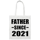 Father Since 2021 - Tote Bag White