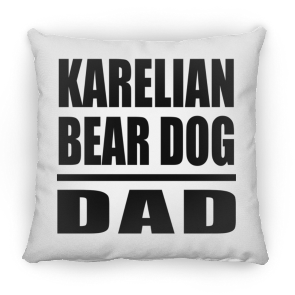 Karelian Bear Dog Dad - Throw Pillow