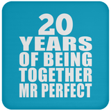 20th Anniversary 20 Years Of Being Mr Perfect - Drink Coaster