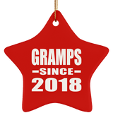 Gramps Since 2018 - Star Ornament