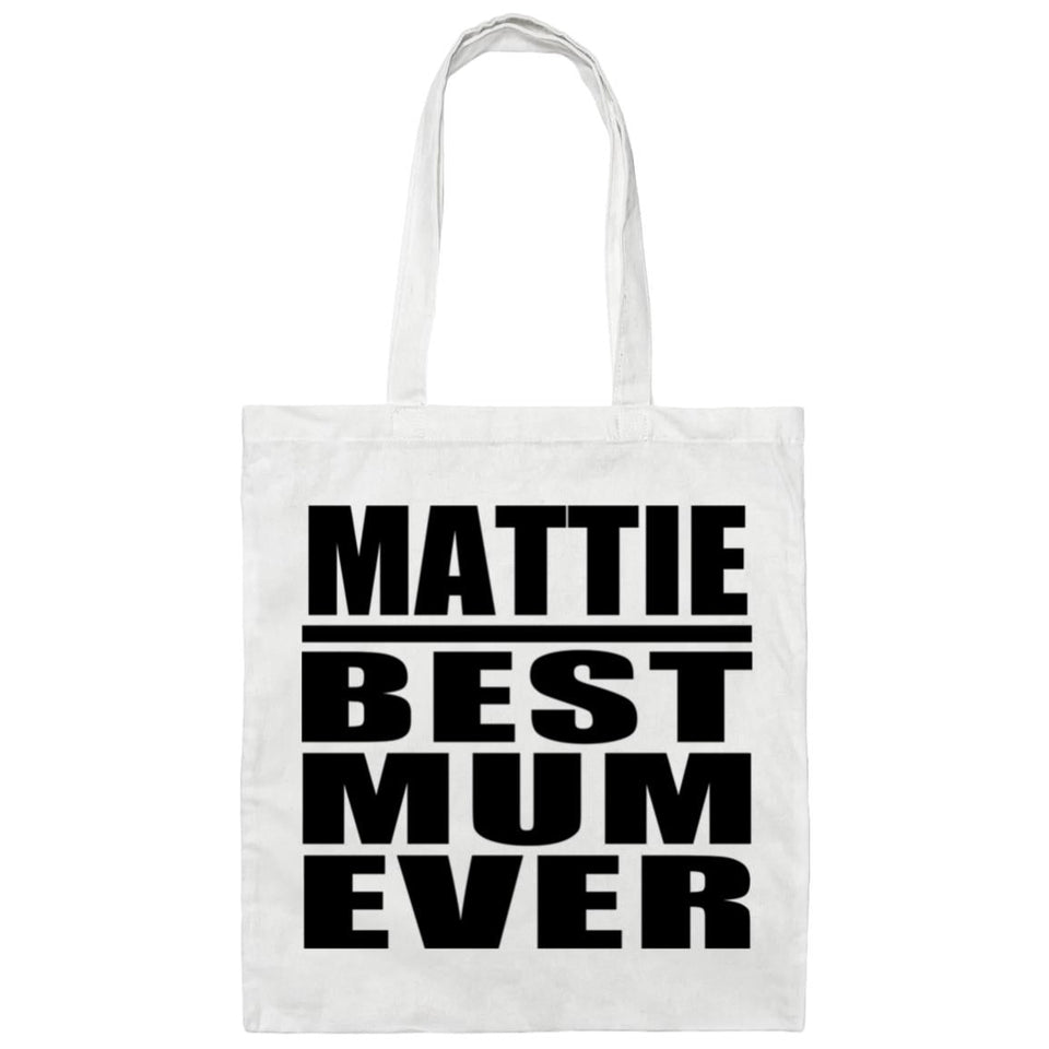 Mattie Best Mum Ever - Tote Bag White