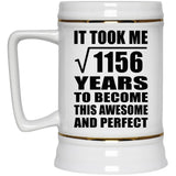 34th Birthday Took Square Root of 1156 Years To Awesome - Beer Stein