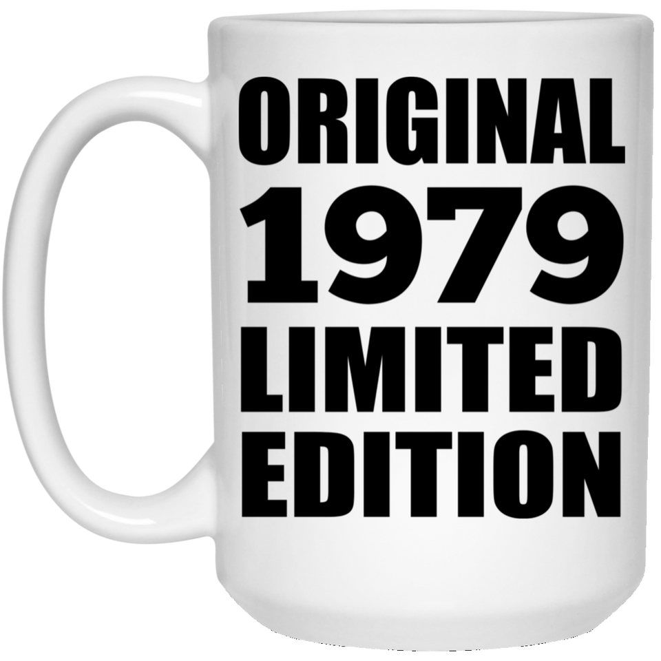 45th Birthday Original 1979 Limited Edition - 15oz Coffee Mug
