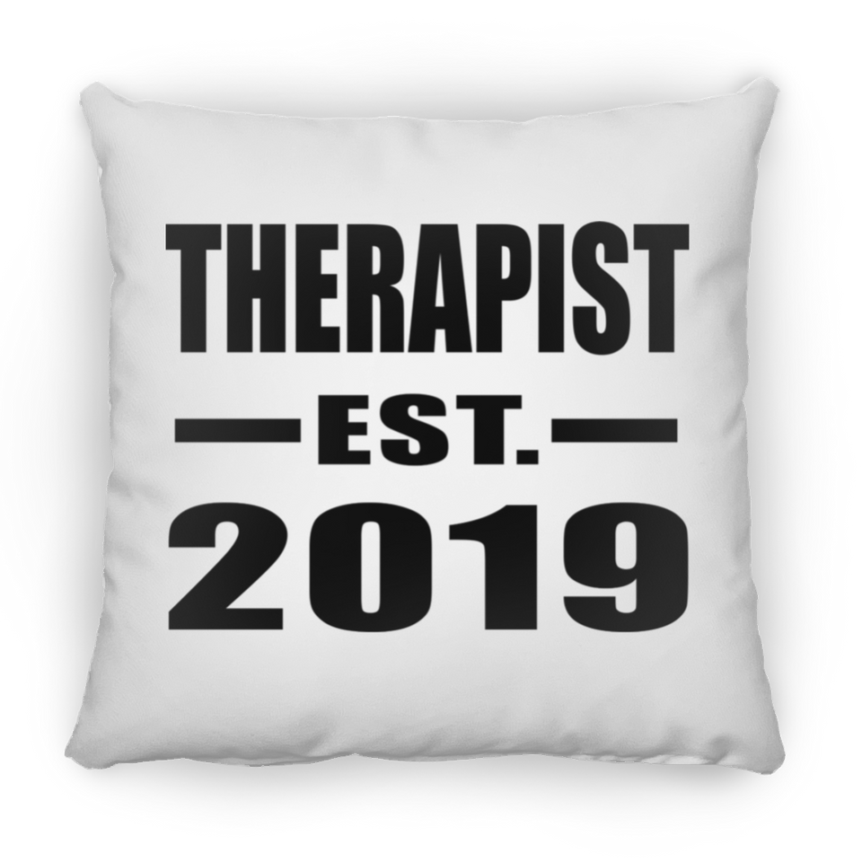 Therapist Established EST. 2019 - Throw Pillow