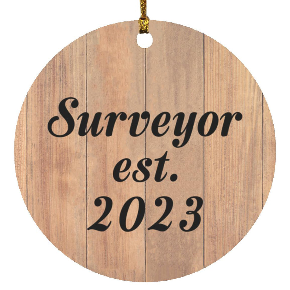 Surveyor Established Est. 2023 - Circle Ornament C