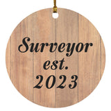 Surveyor Established Est. 2023 - Circle Ornament C