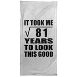 9th Birthday Took Square Root of 81 Years To Look Good - Hand Towel