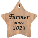 Farmer Since 2023 - Star Ornament C