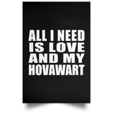 All I Need Is Love And My Hovawart - Poster Portrait