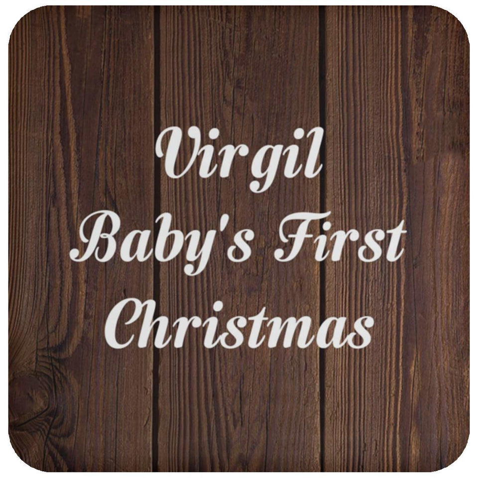 Virgil Baby's First Christmas - Drink Coaster D