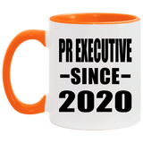 Pr Executive Since 2020 - 11oz Accent Mug Orange