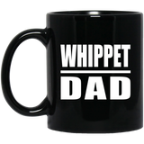 Whippet Dad - 11oz Coffee Mug Black