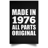48th Birthday Made in 1976 All Parts Original - Poster Portrait
