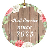 Mail Carrier Since 2023 - Circle Ornament B