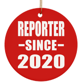 Reporter Since 2020 - Circle Ornament