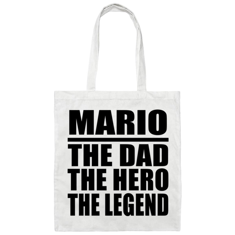 Mario The Dad The Hero The Legend - Tote Bag White